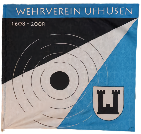 Vereinsfahne des Wehrvereins Ufhusen, geweiht 2008
